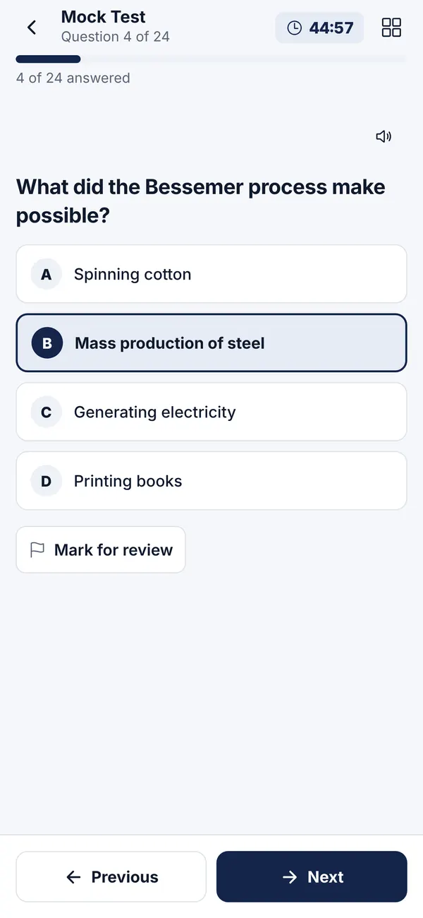 24-question mock test